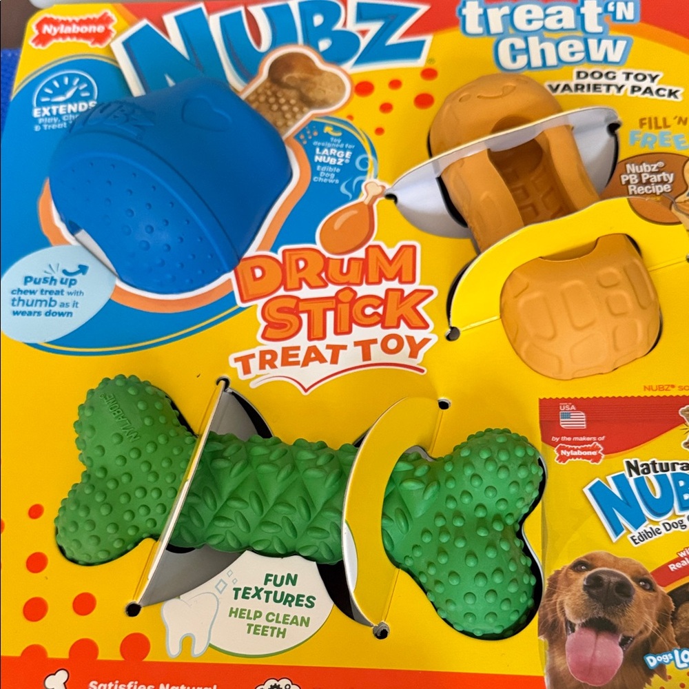 *FOR MELISSA ONLY * Nylabone Nubz treat’s chew Dog toys